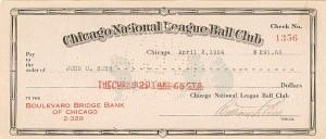 Chicago National League Ball Club